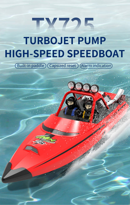High Speed Waterproof Remote Control Speedboat