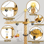 Mini Tudou 8063E 2.4GHz RC Tower Crane