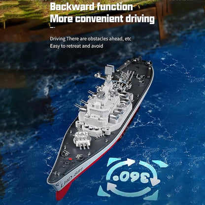Remote Control Warship 1:390 RC Military Battleship
