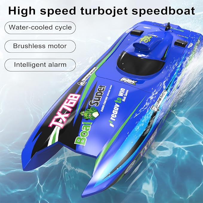 Super Dino TX768 High Speed Brushless Turbojet RC Racing Boat