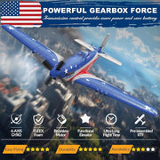 LEAMBE P51 Mustang 4 Channel RC Airplane