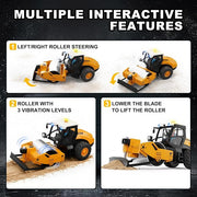 YG131 1:50 RC Road Roller With Metal Blade