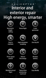 RC ERA C138 1:33 Bell 206 Altitude Hold 2.4G Genuine 6-Axis Gyro Remote Control Helicopter