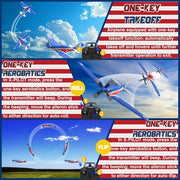 LEAMBE P51 Mustang 4 Channel RC Airplane
