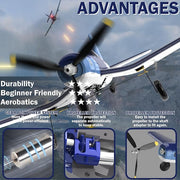 LEAMBE F4U Corsair 4 Channel RC Airplane