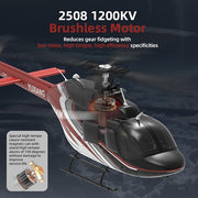 F08 1:27 Bell 206 6CH Pro RC Helicopter