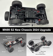 MN99S RC Jeep 4WD Land Rover 1:12 RC Offroad Car