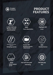 HB R1001 1:10 2.4G 4WD RTR Electric Off-Road Remote Control Crawler