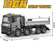 Huina 1536 Pro 1:14 8WD 21 Inch Alloy RC Dump Truck