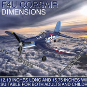 LEAMBE F4U Corsair 4 Channel RC Airplane