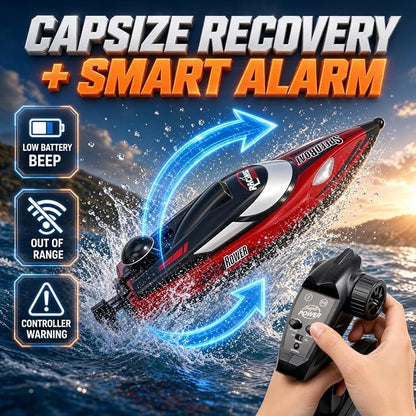 HJ810 High Speed Speedboat With Night Navigation Lights and Anti-Flip