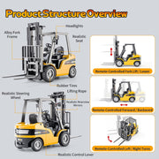 Huina 9925 1:50 Metal RC Forklift
