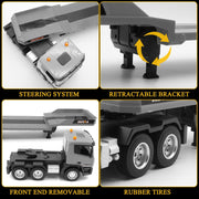 Fistone 1319G 1:24 RC Semi Truck And Excavator Toy Set
