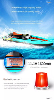 TORNADO 50KM/H Anti-Rollover Electric Brushless Remote Control Speedboat