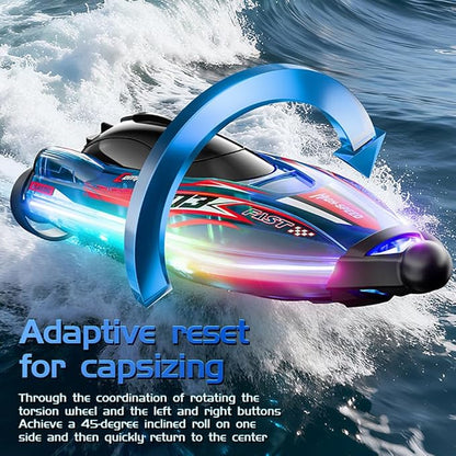 Brushless RC Boat With Self Righting And LED Light