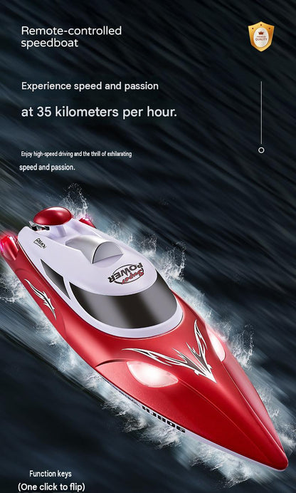 HJ806 Mini RC Boat With Low Battery And Range Alarm