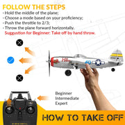 VOLANTEXRC P-47 Thunderbolt 4 Channel RC Airplane