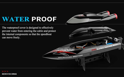 WLtoys WL916 Brushless RC Boat With LED Lights
