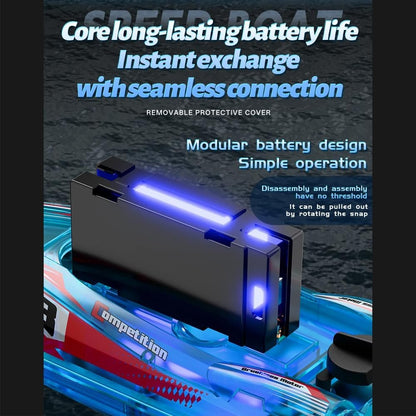 Brushless RC Boat With Self Righting And LED Light