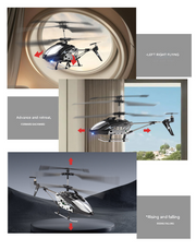 3.5 Channel Alloy Remote Control Helicopter with Light Display