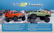 HOBBYPLUS CR18P EVO 2 Convoy 1:18 4WD Rock Crawler