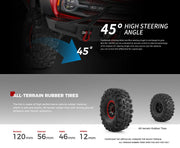 WLtoys 104020 1/10 4X4 2.4G 4WD Remote Control Off Road Climbing Car