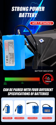 Super Okura GPS 25000 mAh Battery Remote Control Fishing Bait Boat