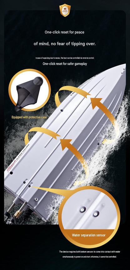 HJ806 Mini RC Boat With Low Battery And Range Alarm