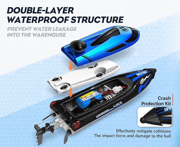 HJ808 High Speed Brushless RC Boat