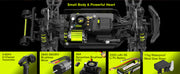 Rlaarlo Gladiator ROG1 1:14 Brushless 4WD High Speed RC Monster Truck