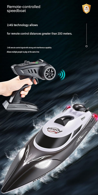 HJ806 Mini RC Boat With Low Battery And Range Alarm