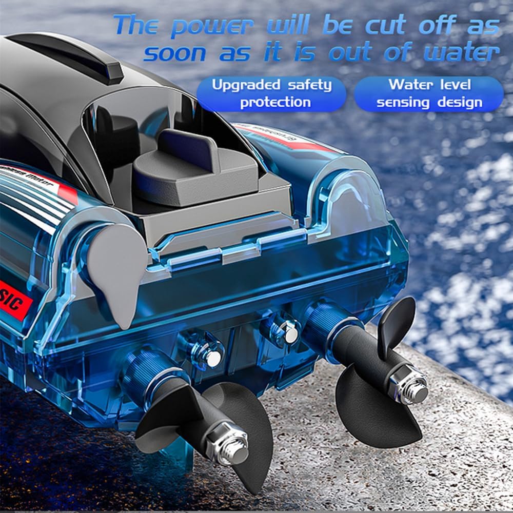 Brushless RC Boat With Self Righting And LED Light