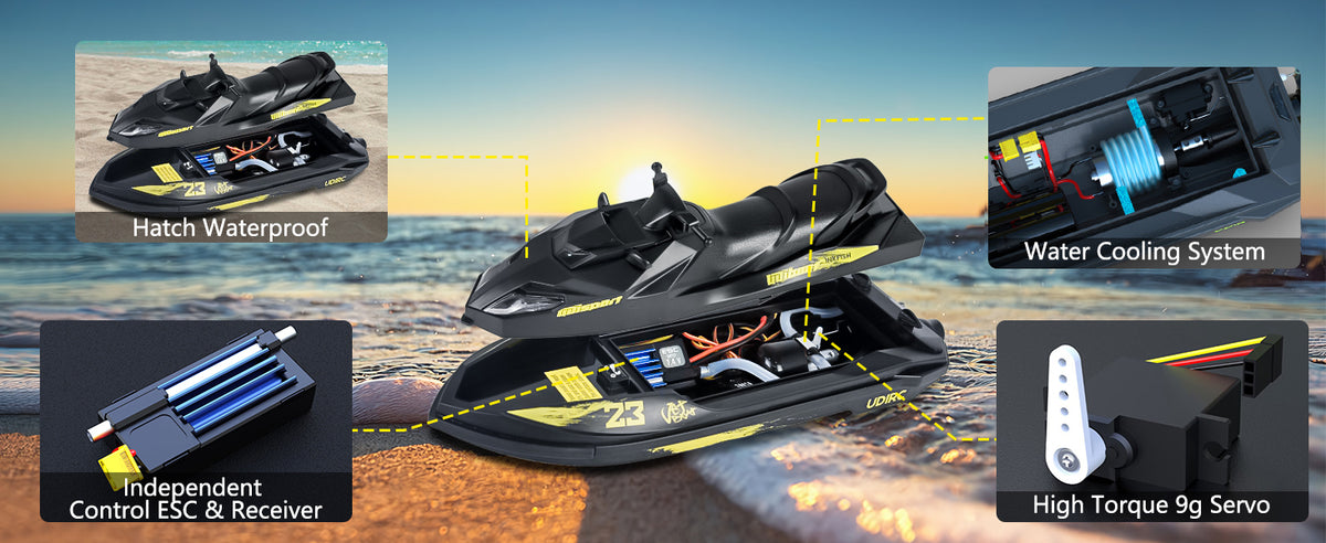 UDIRC UDI023PRO Brushless RC Jet Boat