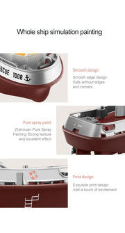 Remote Control Tugboat Rescue 1008 sailing