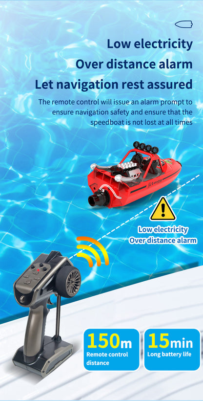 High Speed Waterproof Remote Control Speedboat