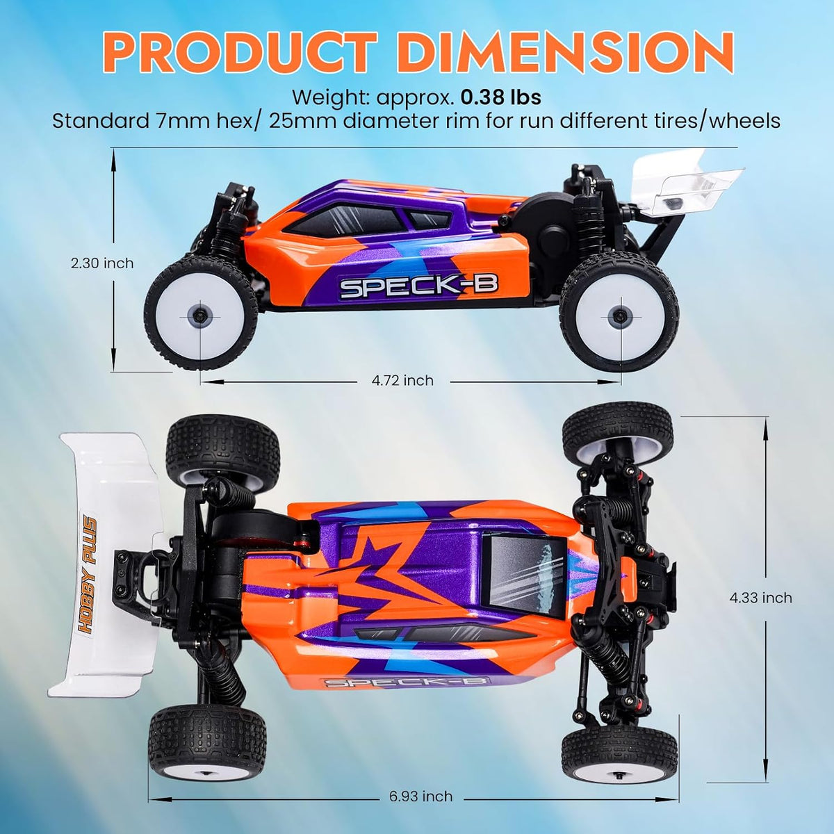 HOBBYPLUS Speck-B 1:24 2WD Mini RC Buggy